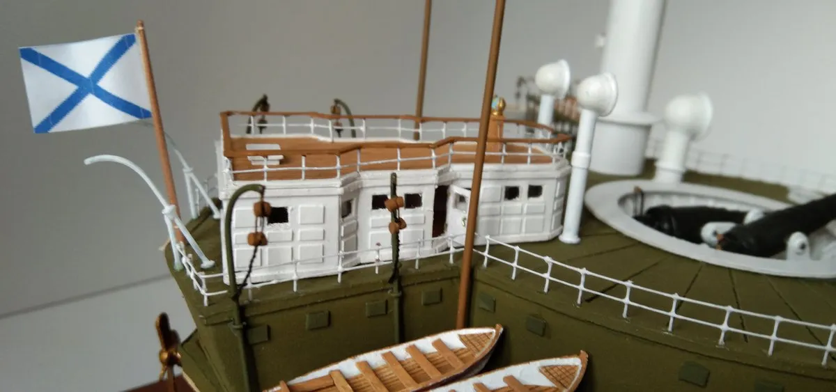 Модель корабля «Вице-адмирал Попов» - Верфь на Столе