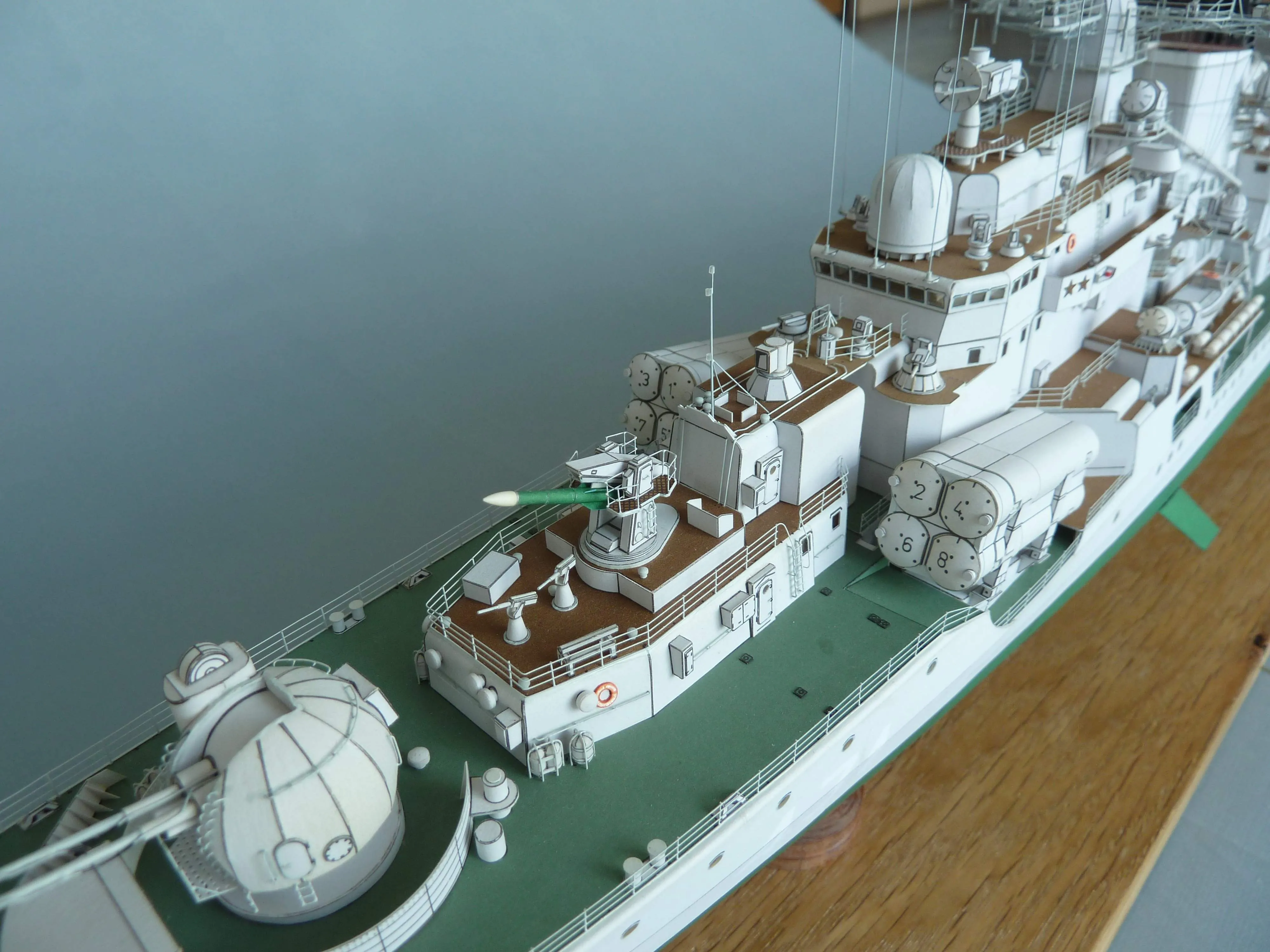 Модель корабля ЭМ пр. 956 "Современный"  - Верфь на Столе