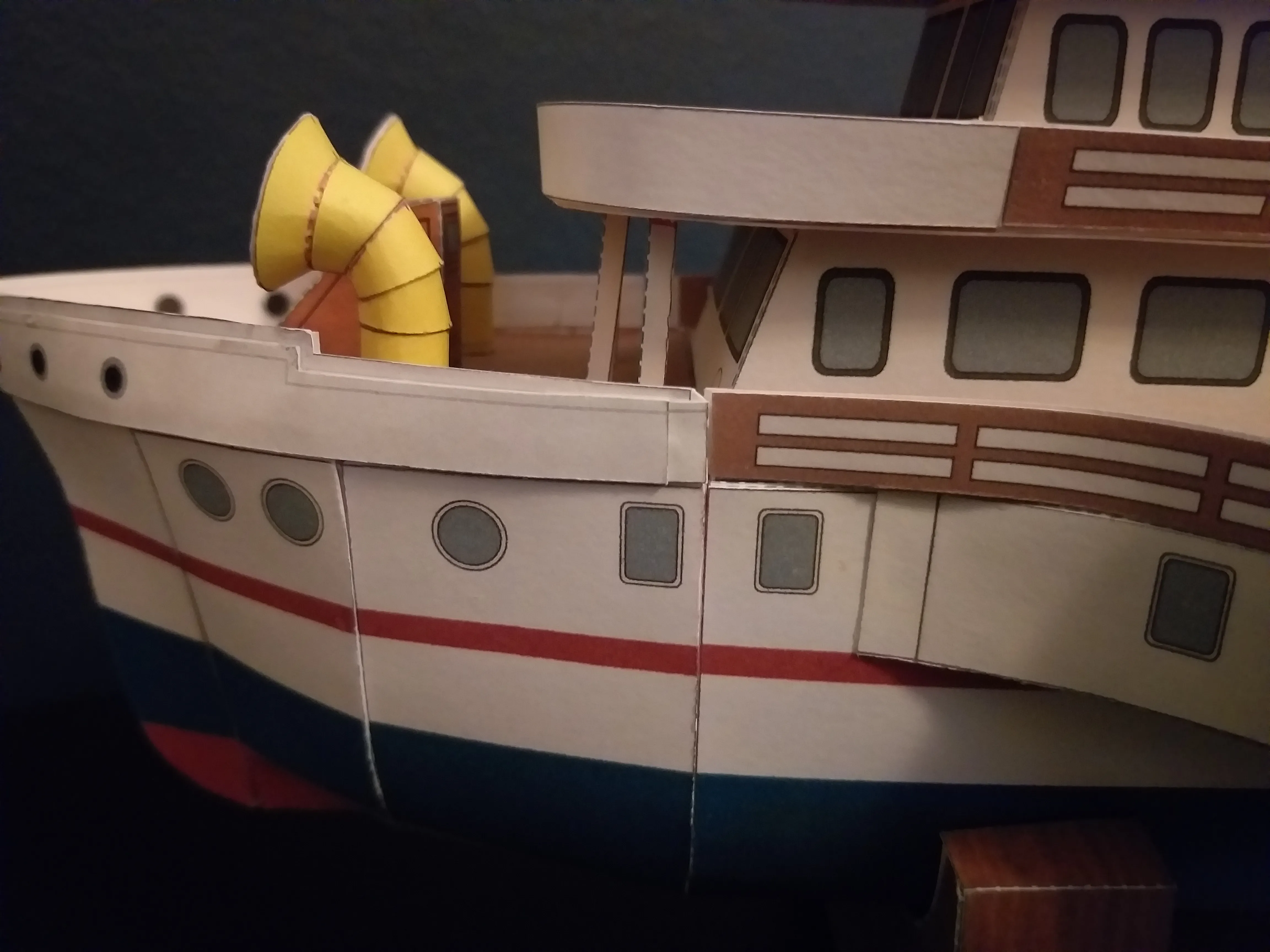 Модель корабля Колесный пароход - Верфь на Столе