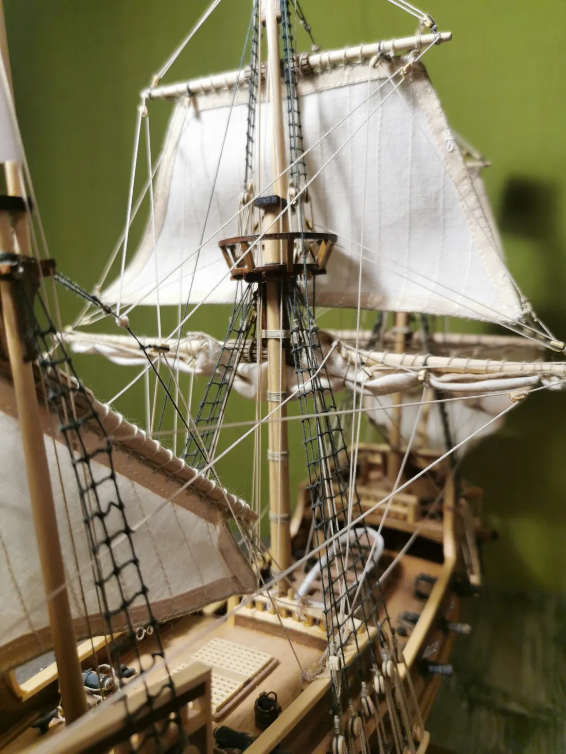 Модель корабля Золотая Лань - Верфь на Столе