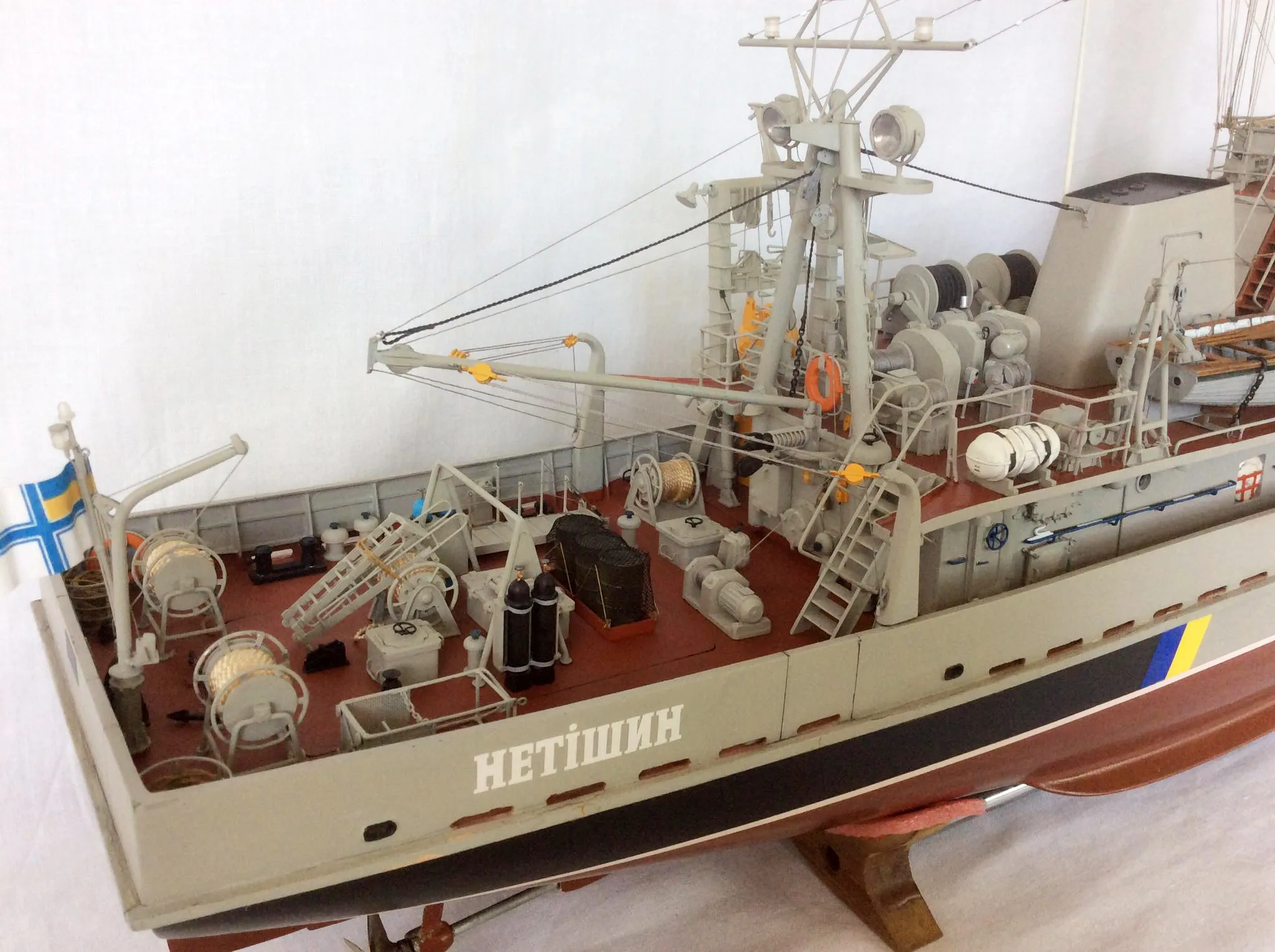 Модель корабля Водолазный бот проекта 535 типа "Краб"  - Верфь на Столе