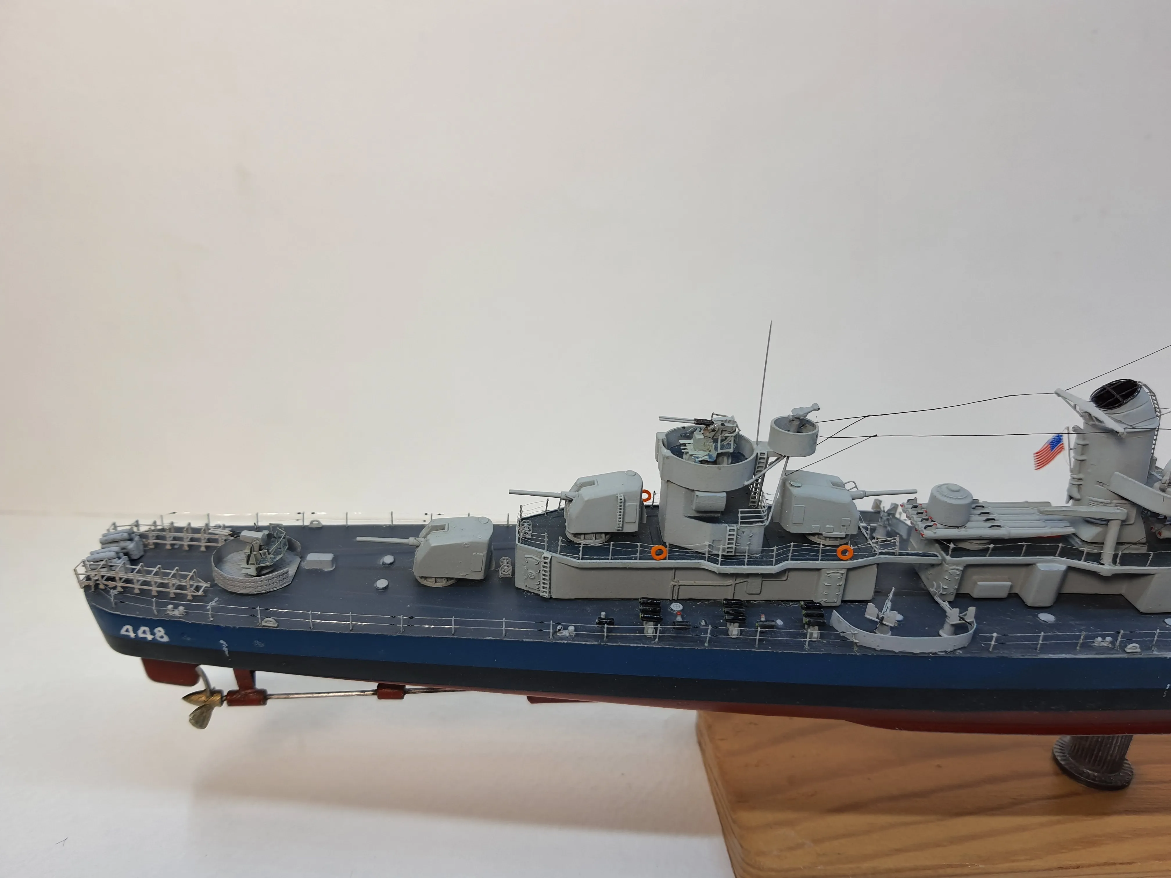 Модель корабля USS La Vallette (DD-448) - Верфь на Столе