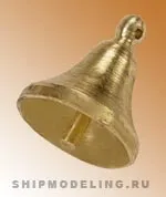 Судовой колокол, латунь, 9 мм, 2 шт