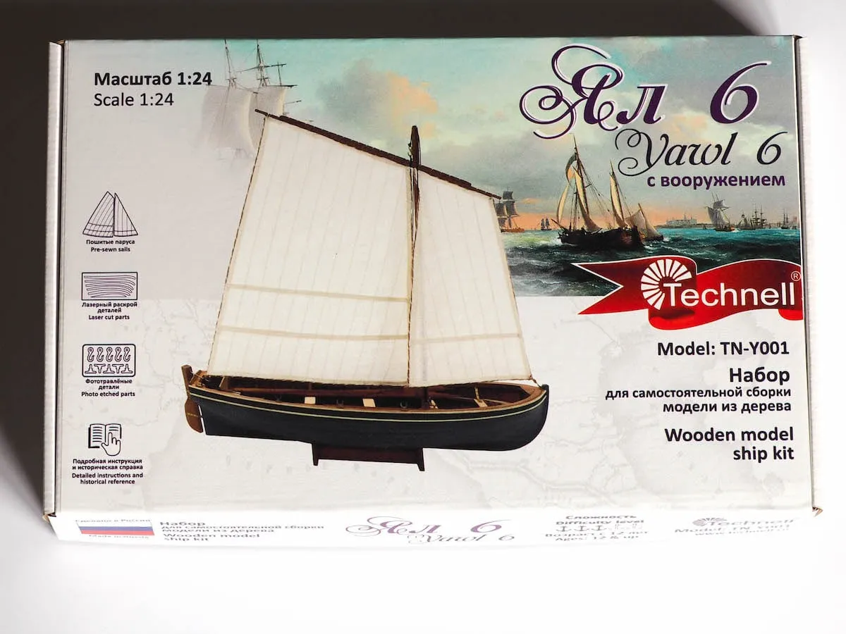 Сборная модель Ял-6 + (Стартовый набор инструментов)