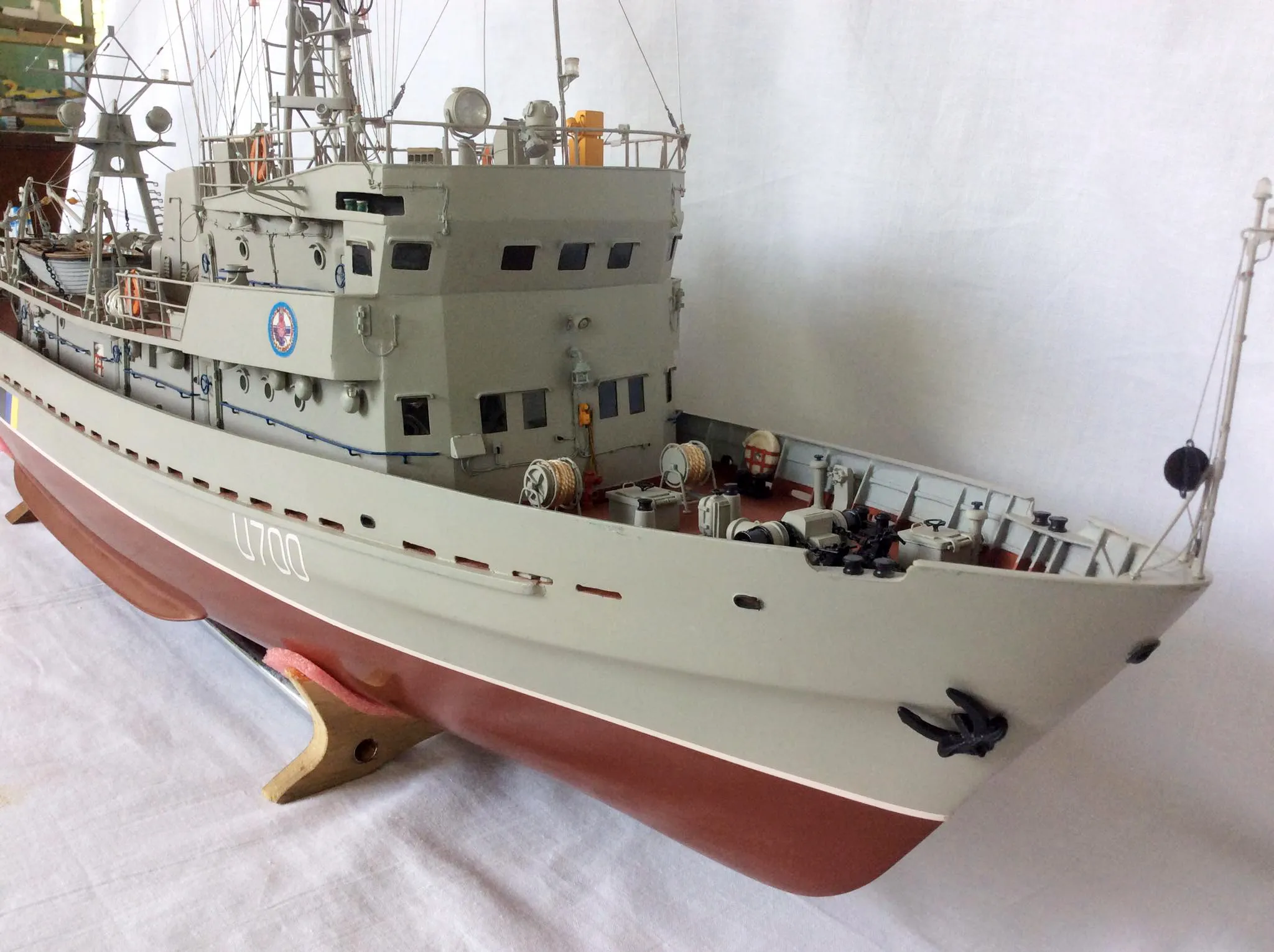 Модель корабля Водолазный бот проекта 535 типа "Краб"  - Верфь на Столе