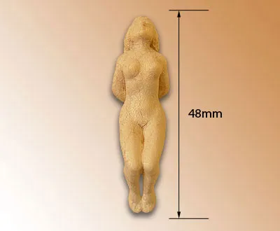 Носовая фигура Женщина, дерево, 48 мм