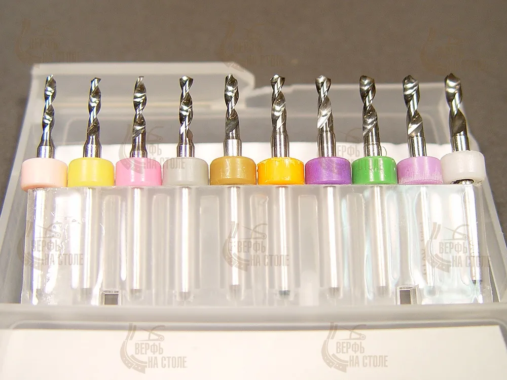 Набор из 10 сверл от 2,1 до 3 мм Набор из 10 сверл от 2,1 до 3 мм