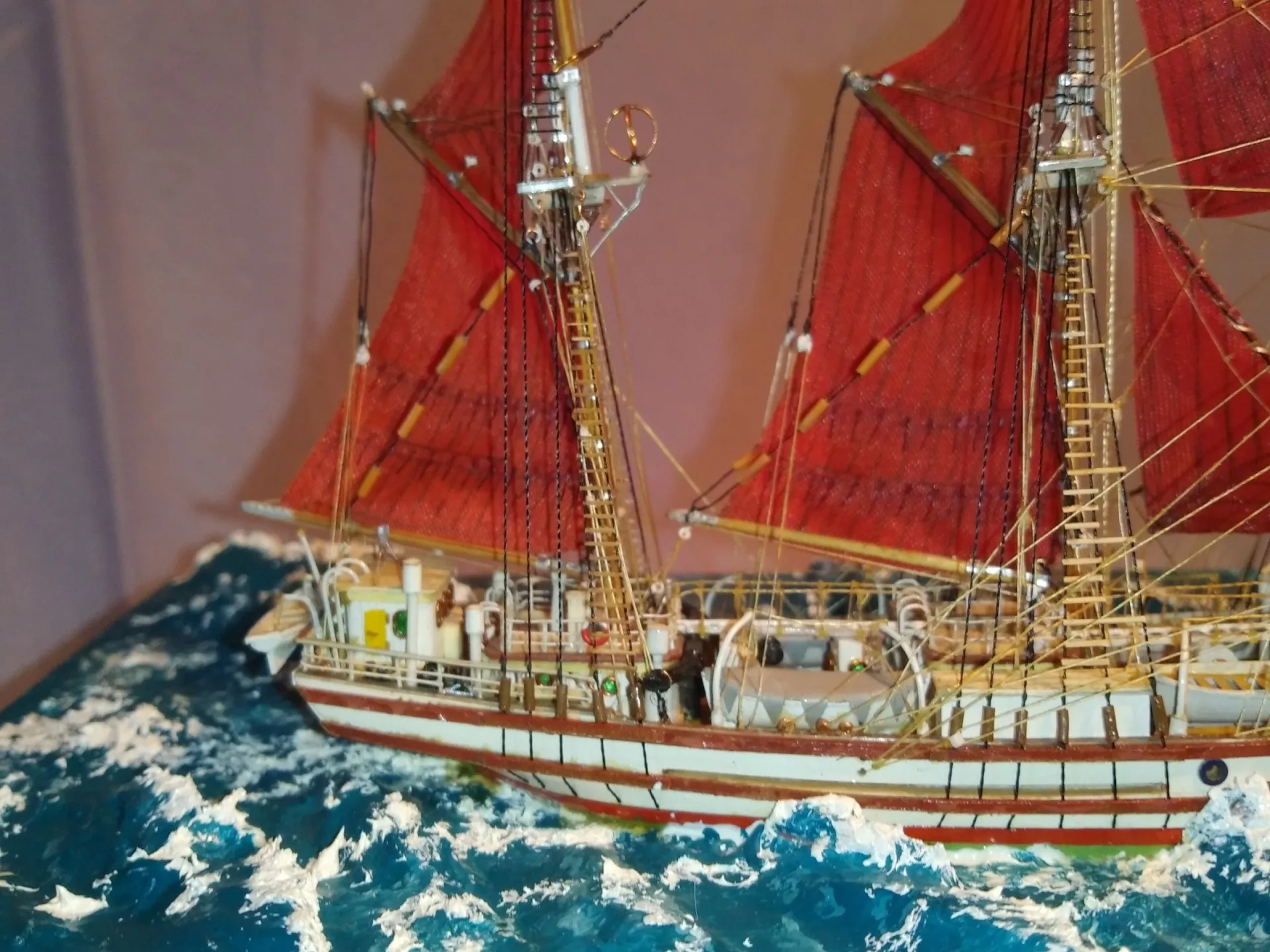 Модель корабля Баркентина "Вега" II - Верфь на Столе