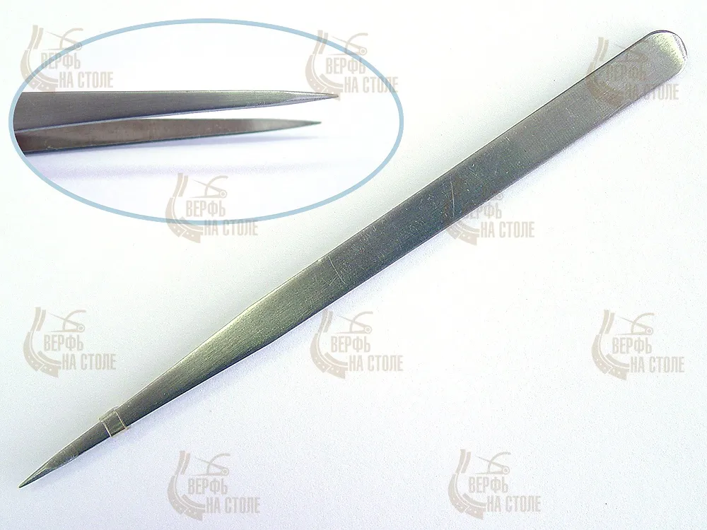 Пинцет с тонкими кончиками, 13 см