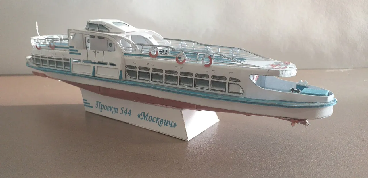 Модель корабля "Москвич" - Верфь на Столе