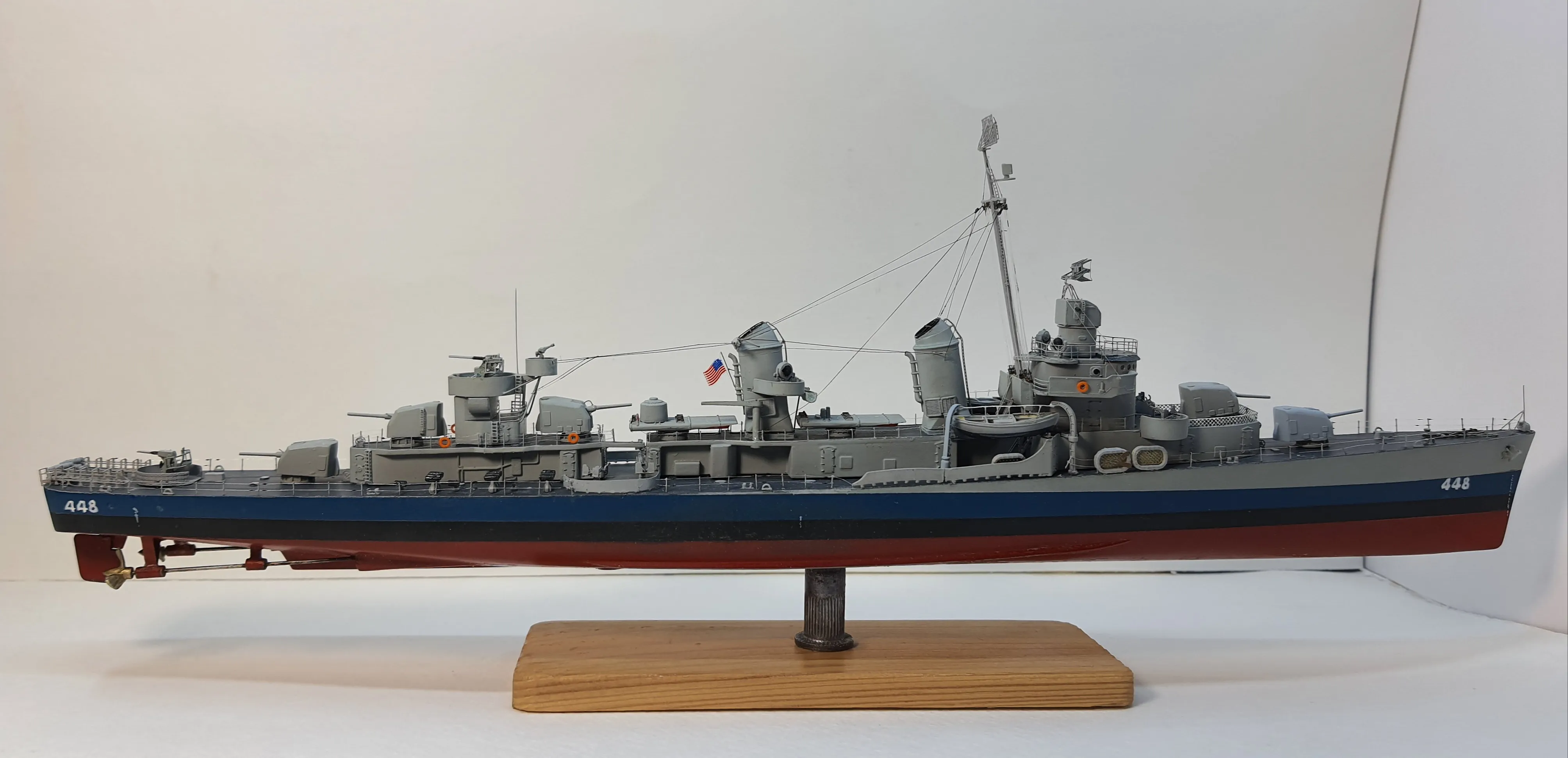 Модель корабля USS La Vallette (DD-448) - Верфь на Столе