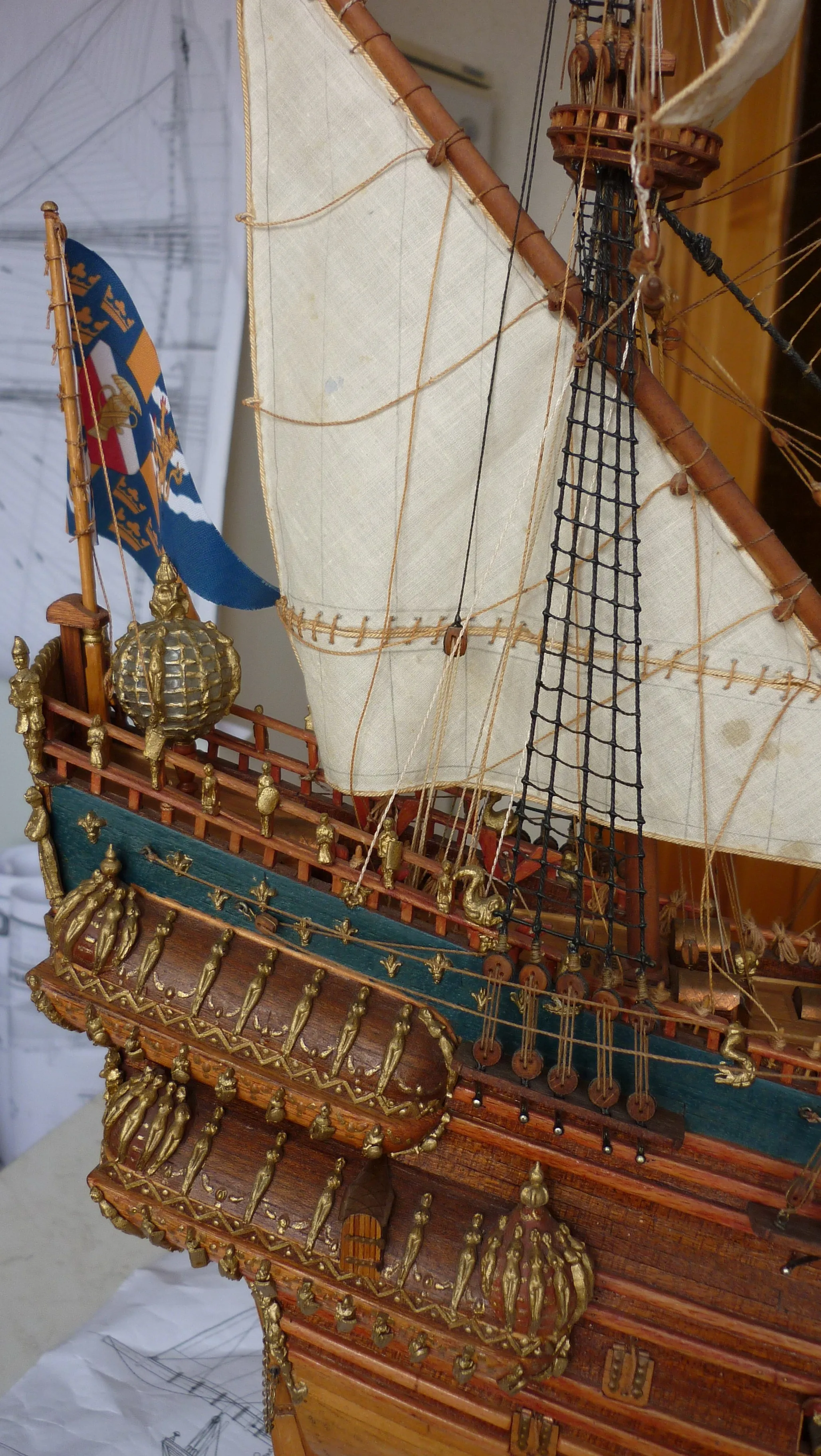 Модель корабля Галеон «Vasa» - Верфь на Столе