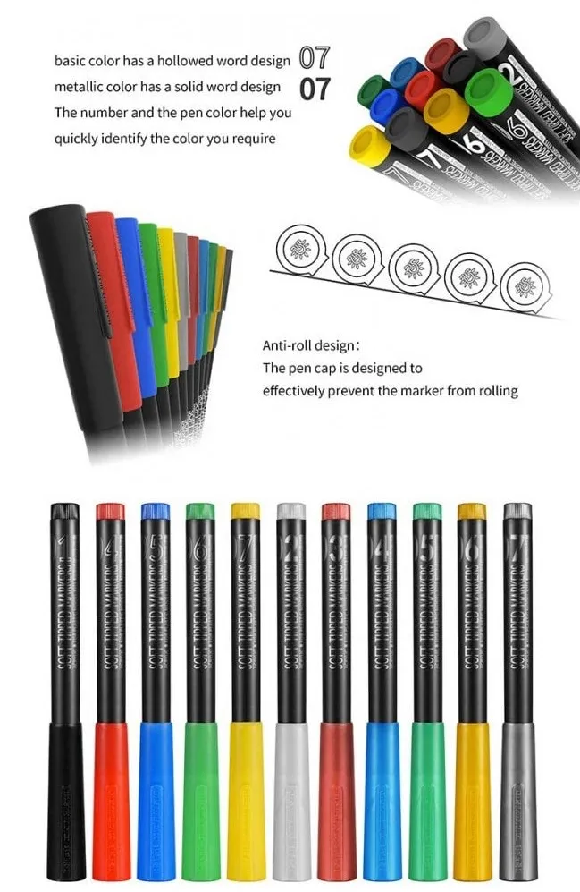 Маркер для пластика, красный Маркер для пластика, красный