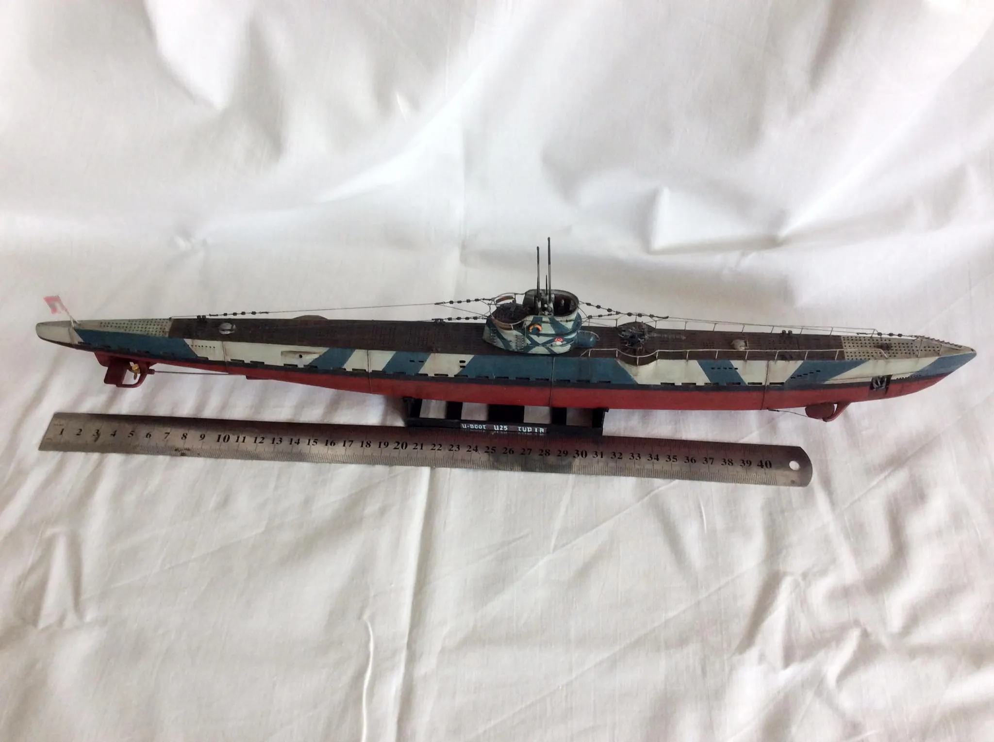 Модель корабля Океанская подводная лодка типа I U-25 - Верфь на Столе
