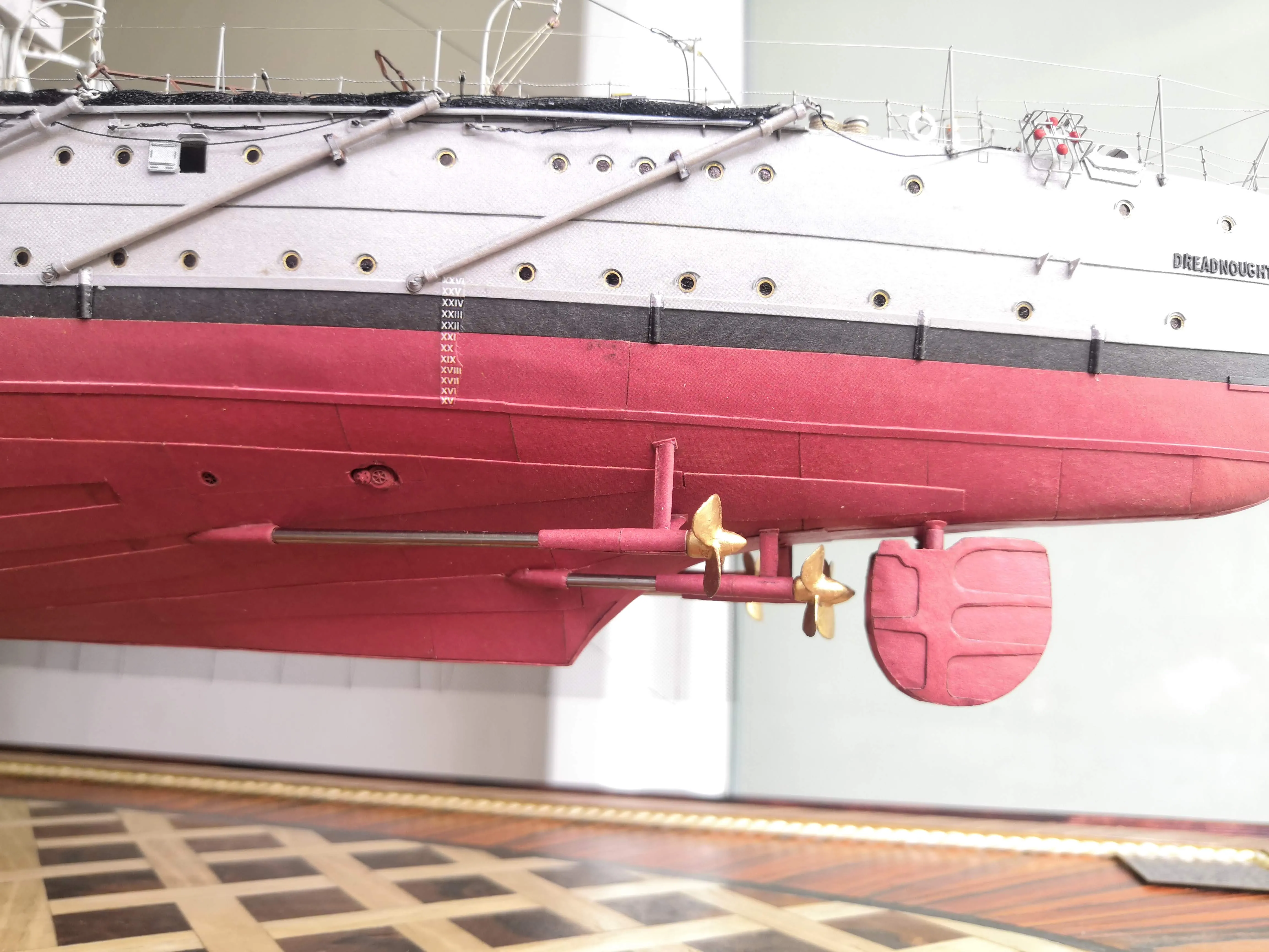 Модель корабля HMS Dreadnough - Верфь на Столе