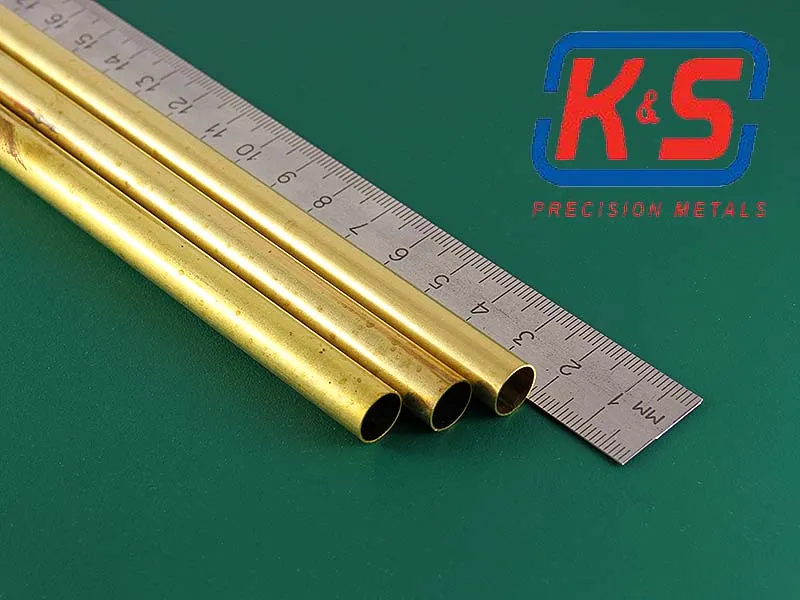 Латунная трубка 9,5х0,36 мм, 1 шт