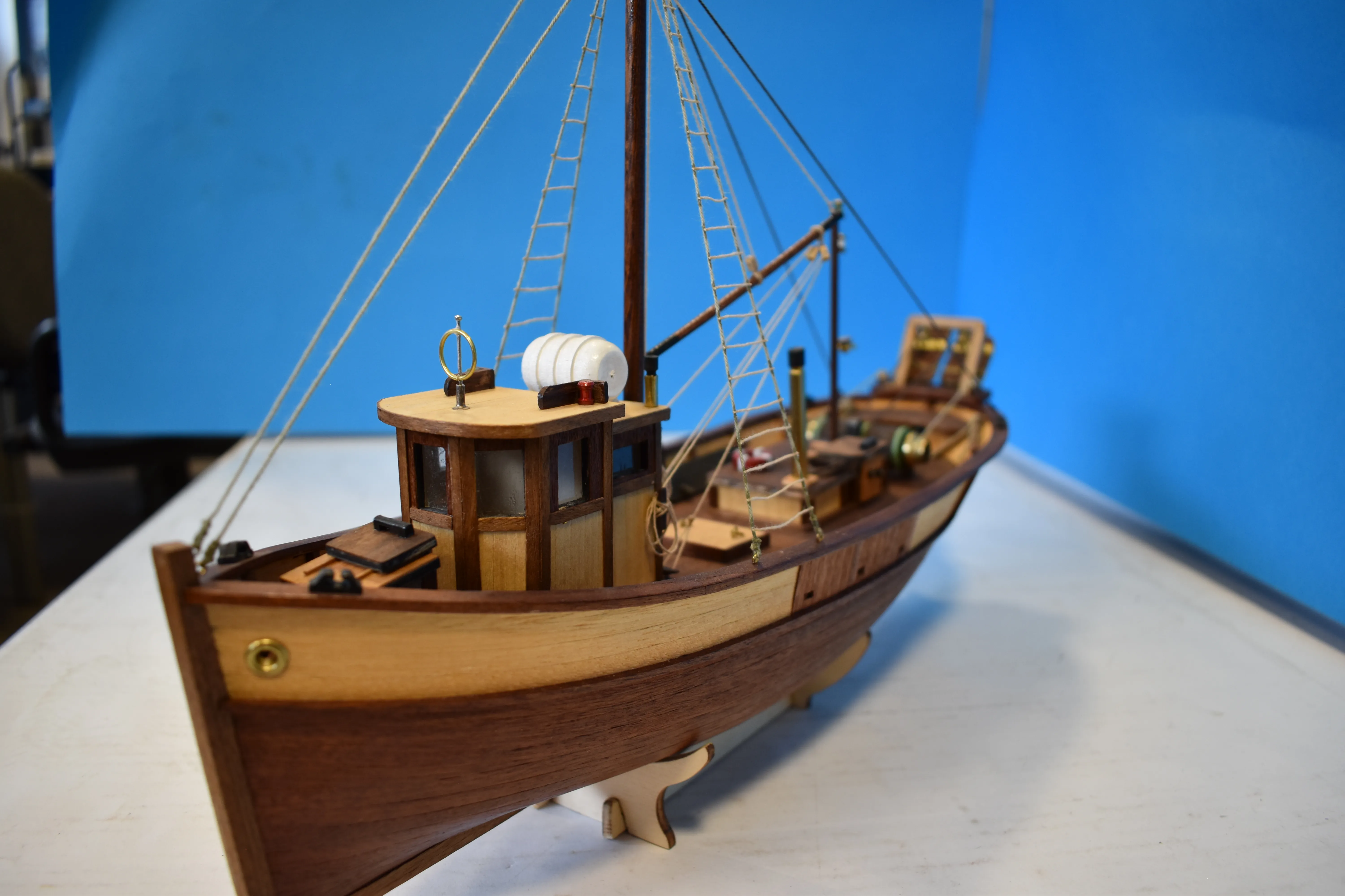 Модель корабля Рыбацкая лодка "Mare Nostrun" - Верфь на Столе