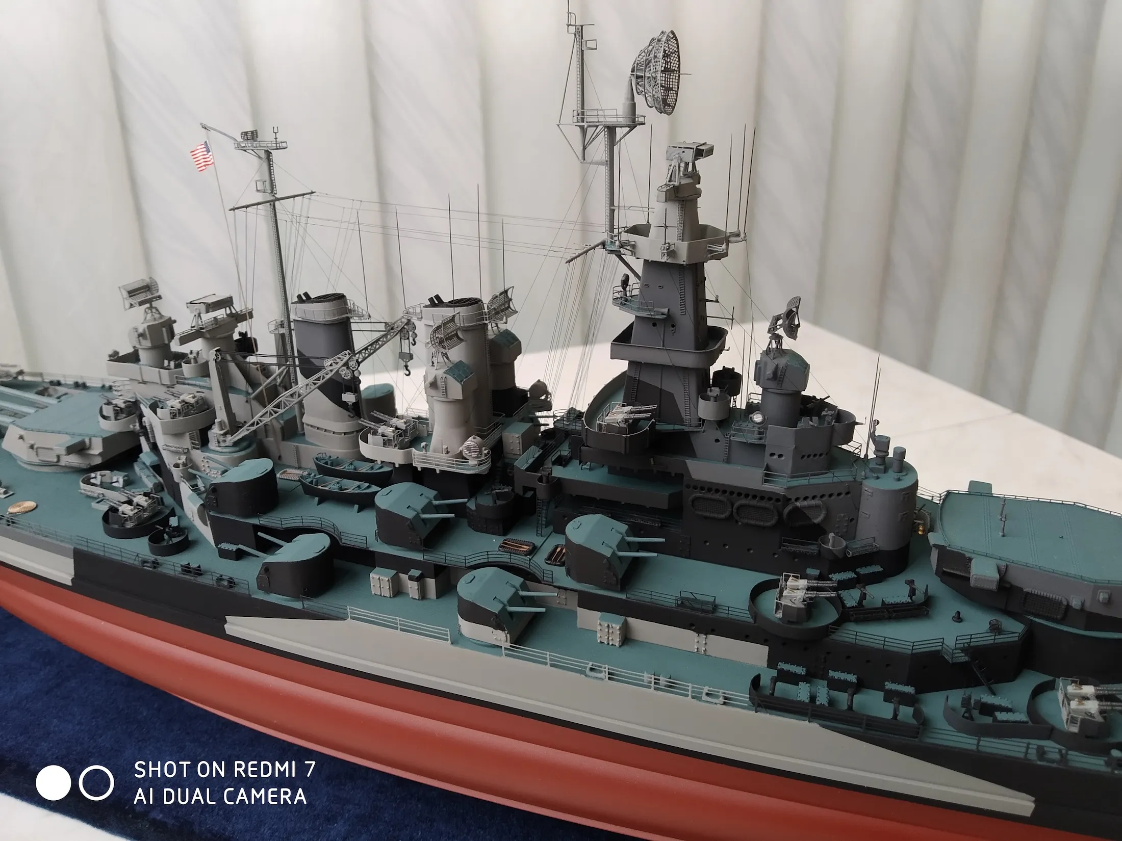 Модель корабля Линкор «North Carolina» - Верфь на Столе