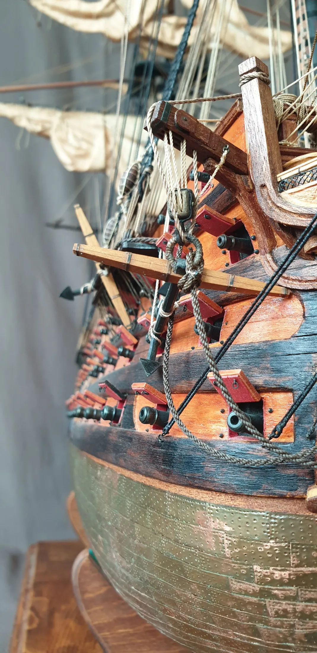 Модель корабля Santisima Trinidad (Испания), 1975 г. - Верфь на Столе