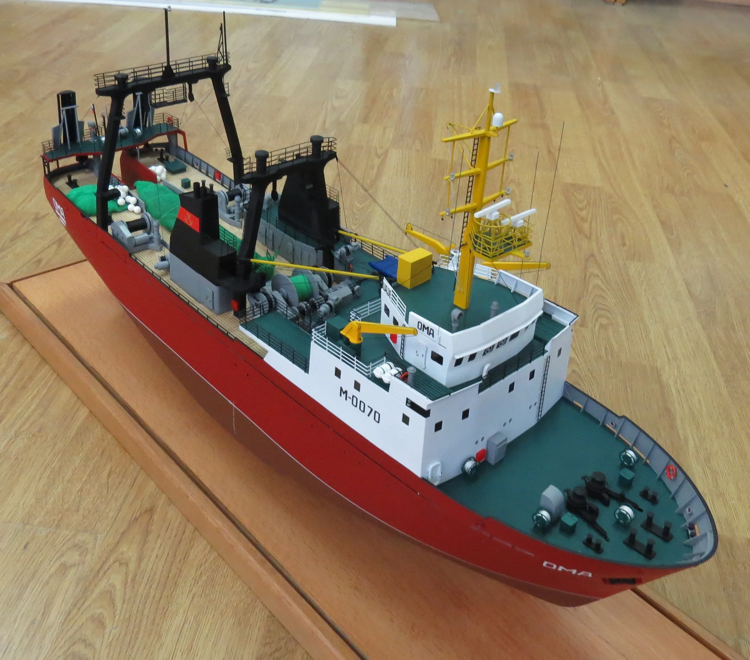 Модель корабля Рыболовный траулер «Ома»  - Верфь на Столе