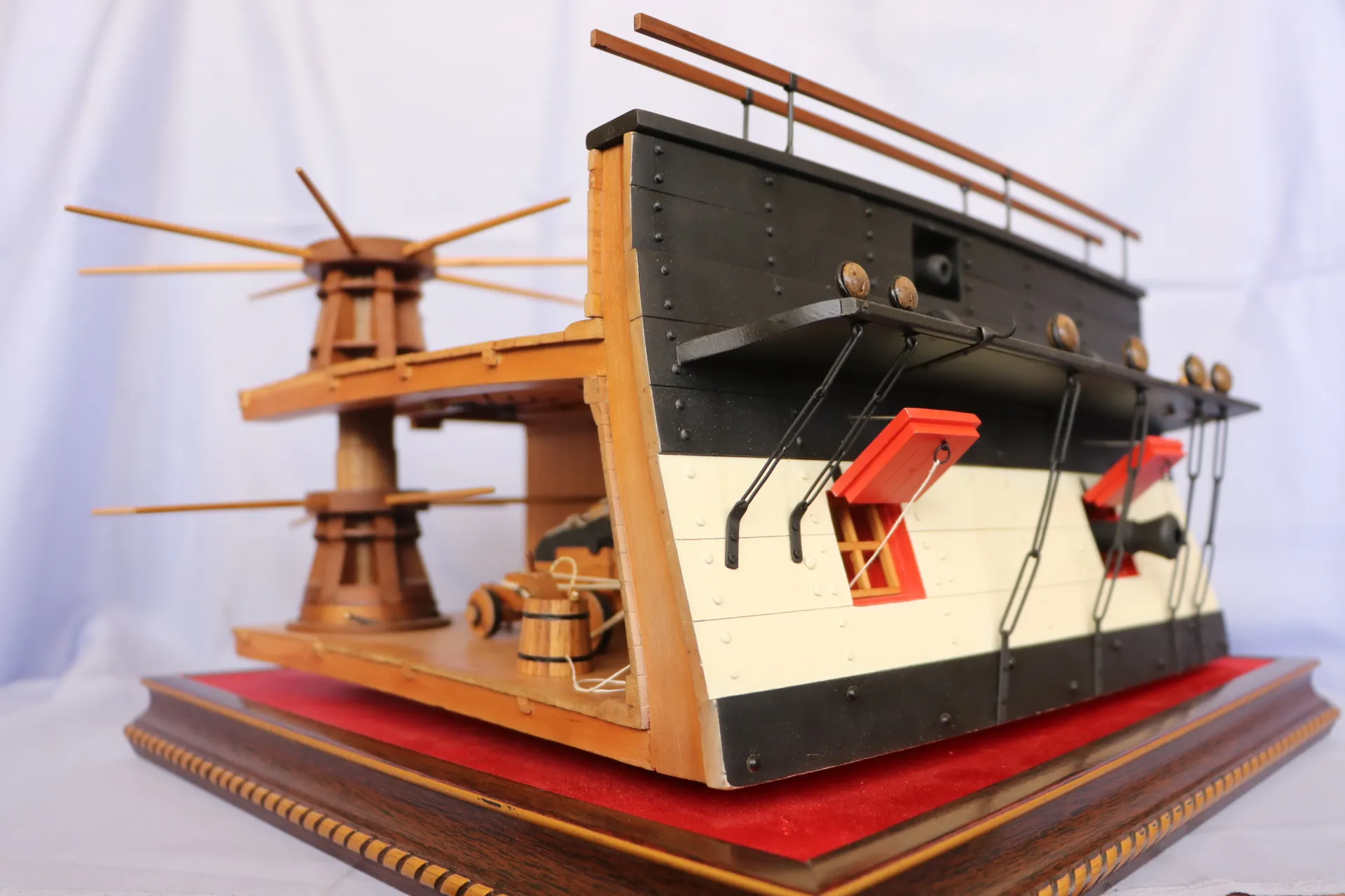 Модель корабля Шлюп "ВОСТОК" (фрагмент) - Верфь на Столе