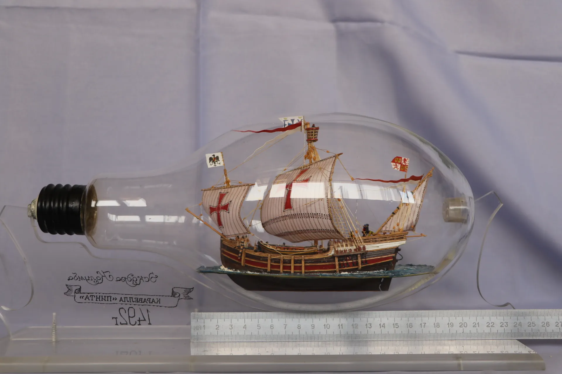 Модель корабля Каравелла "Пинта" - Верфь на Столе