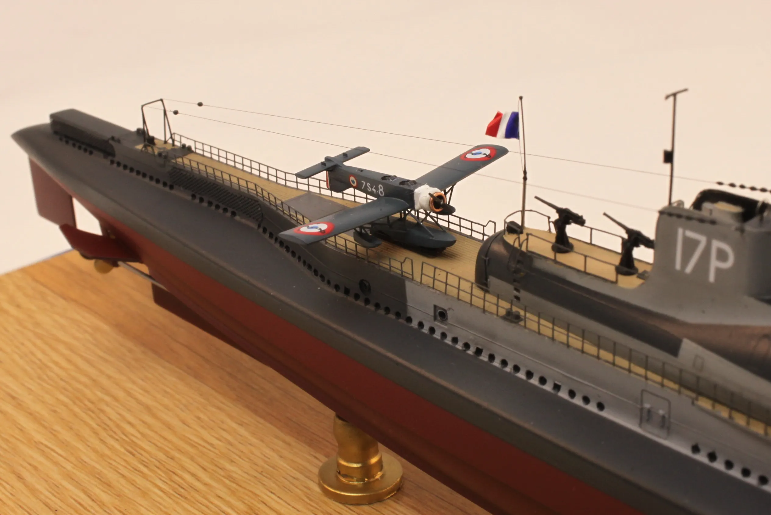 Модель корабля Подводная лодка "Сюркуф" - Верфь на Столе