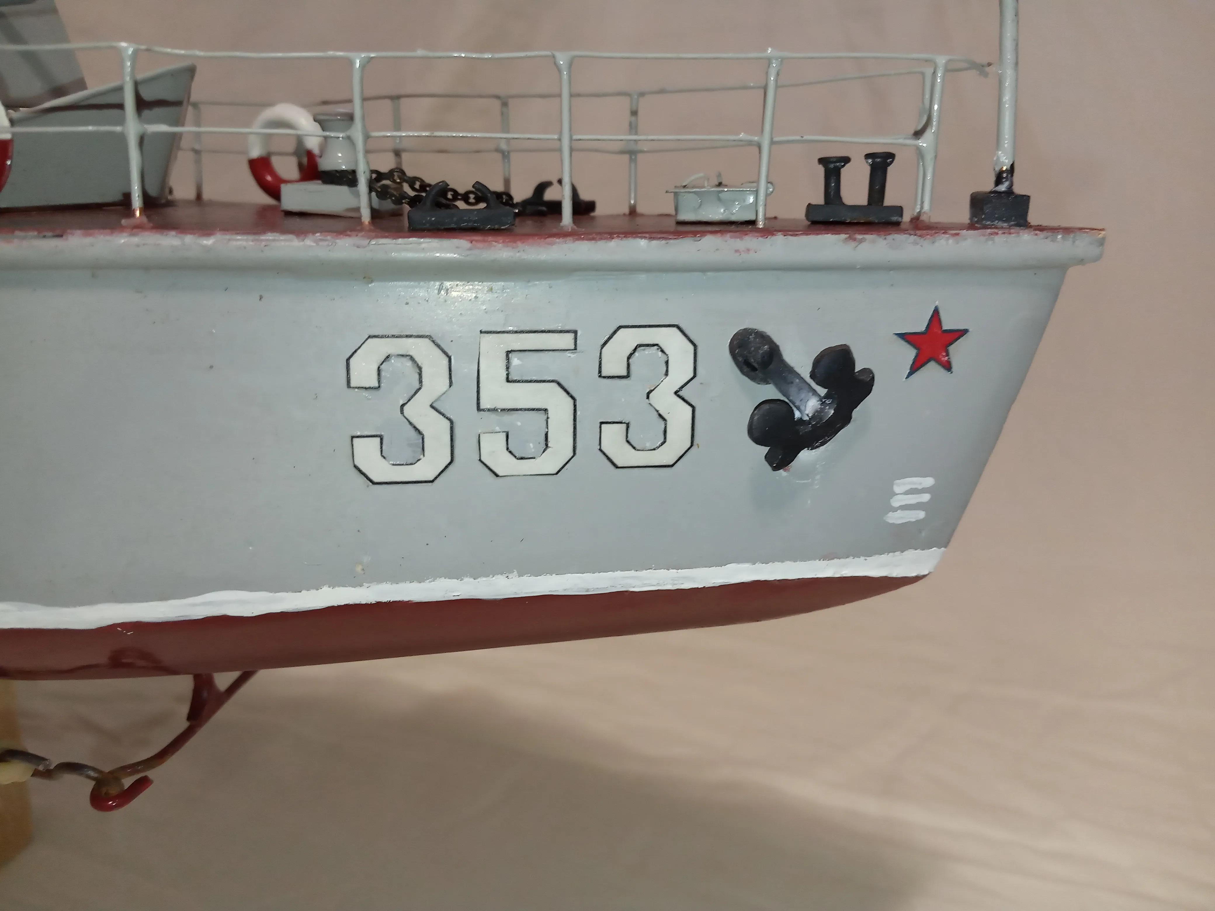 Модель корабля Морской катер-тральщик (Ленинградский проект) - Верфь на Столе