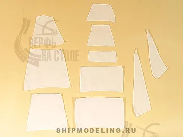 Паруса для модели корабля HMS BEAGLE