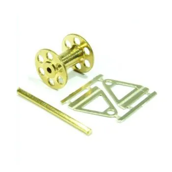 Кабельная катушка, 3х3,5 мм, латунь, 2 шт