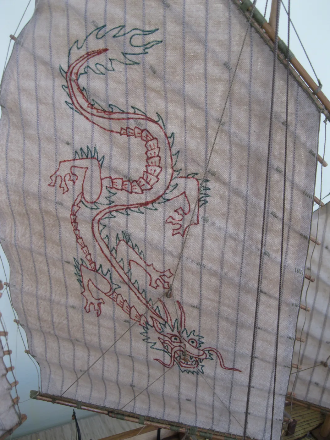 Модель корабля Джонка „RED DRAGON“  - Верфь на Столе