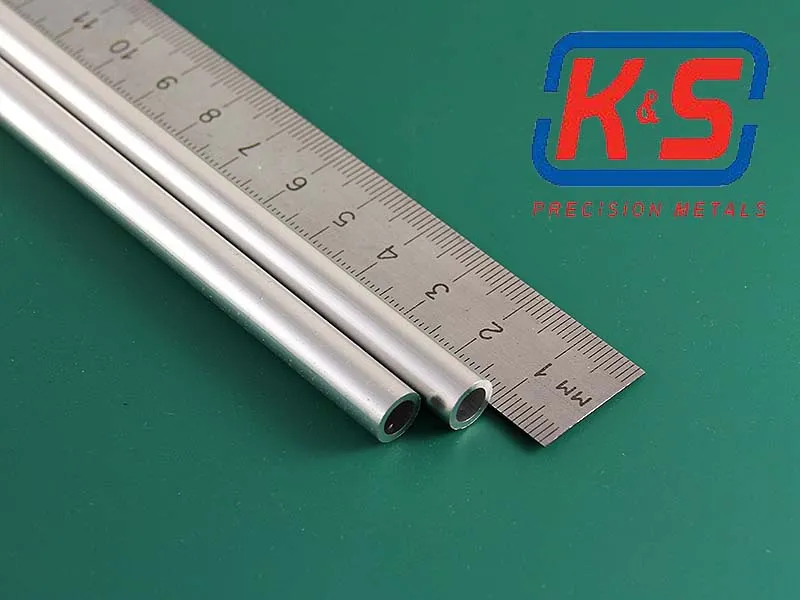 Толстостенная алюминиевая трубка 8 мм, 1 шт