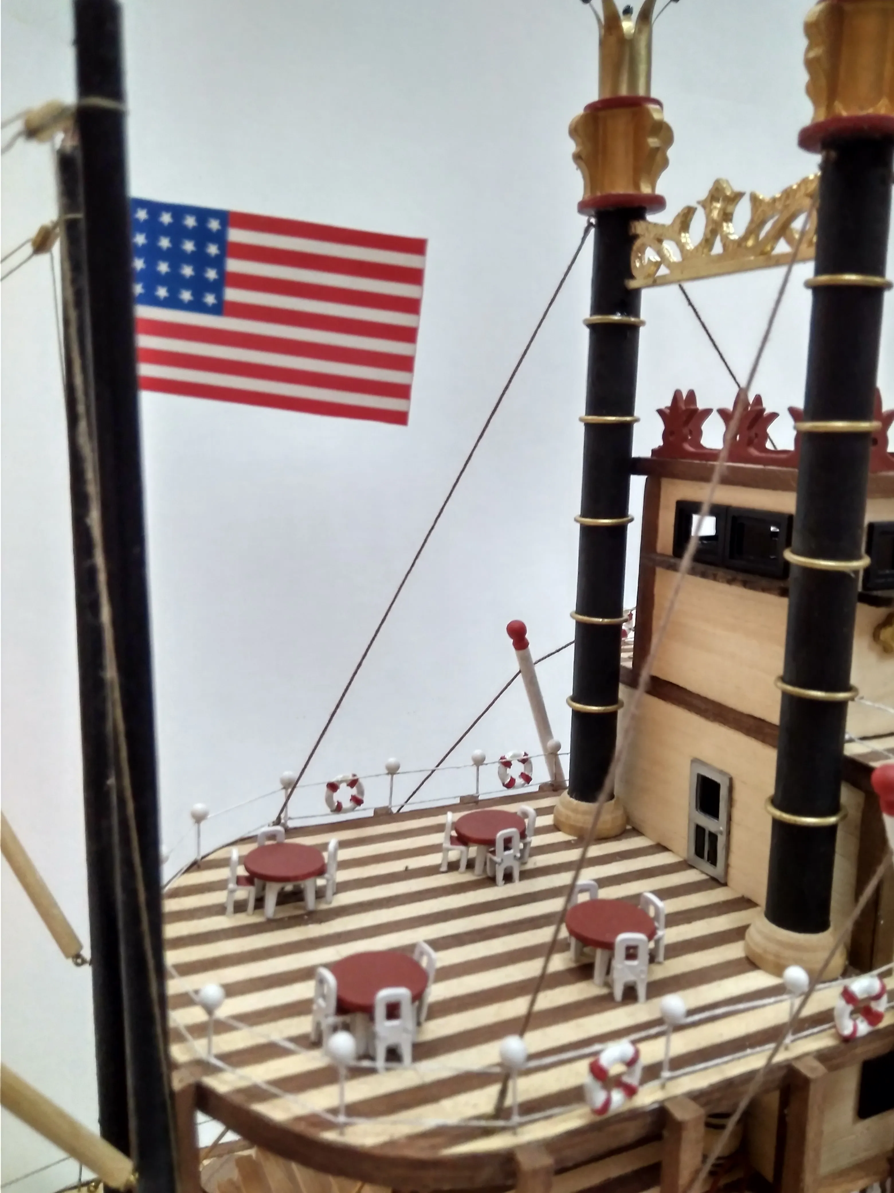 Модель корабля Колесный пароход "MISSISSIPPI" - Верфь на Столе