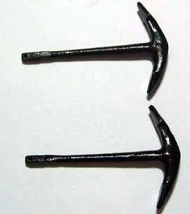 Сверху якорь окрашенный химическим способом, снизу краской Сверху якорь окрашенный химическим способом, снизу краской