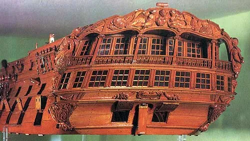 Модель линейного корабля Dronning Juliane Marie