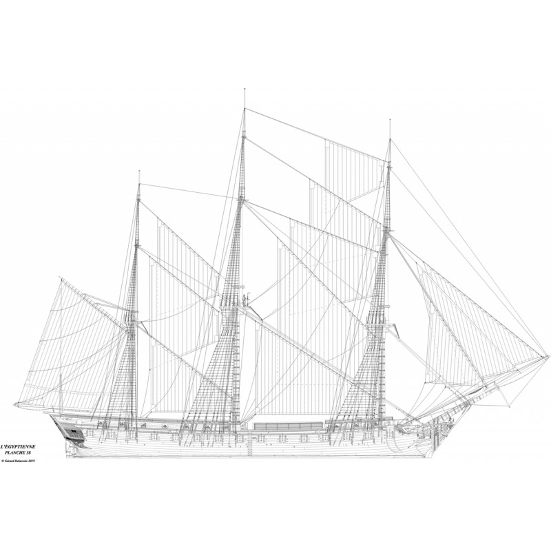 Egyptienne, 1799 + чертежи Egyptienne, 1799 + чертежи