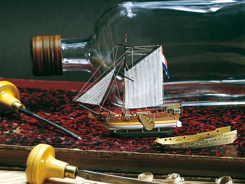 модель корабля Golden Yacht корабль в бутылке модель корабля Golden Yacht корабль в бутылке