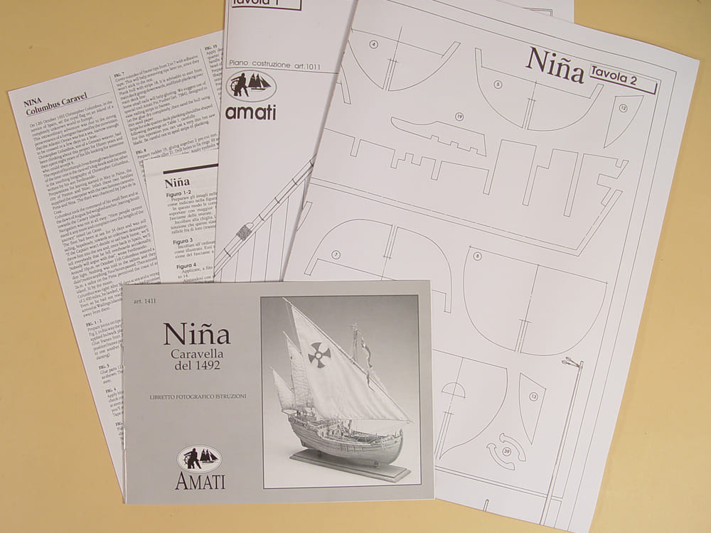 Нинья (Nina) + (Полный набор инструментов, клея и краски) Нинья (Nina) + (Полный набор инструментов, клея и краски)