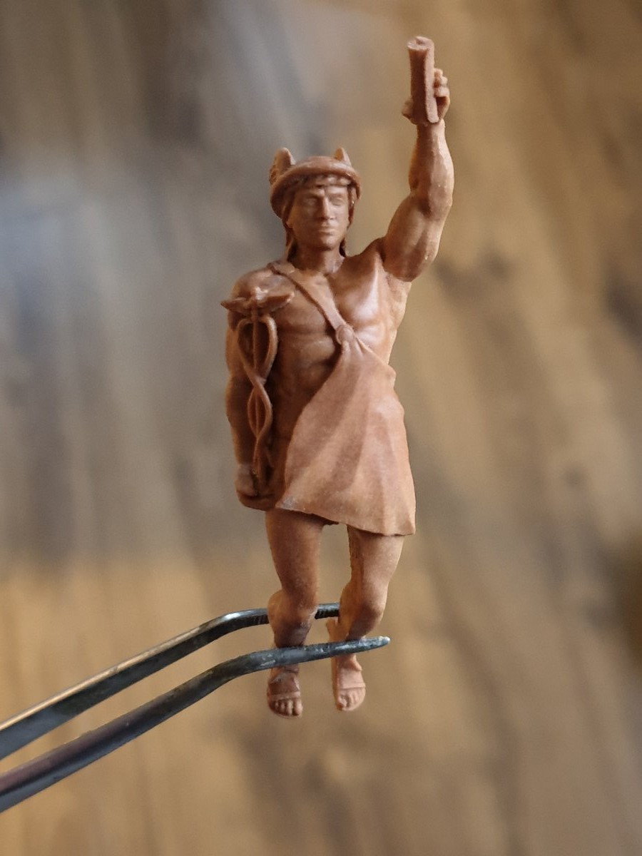 Носовая фигура для модели корабля "Меркурий" (ростовая), дерево, масштаб 1:64 Носовая фигура для модели корабля "Меркурий" (ростовая), дерево, масштаб 1:64