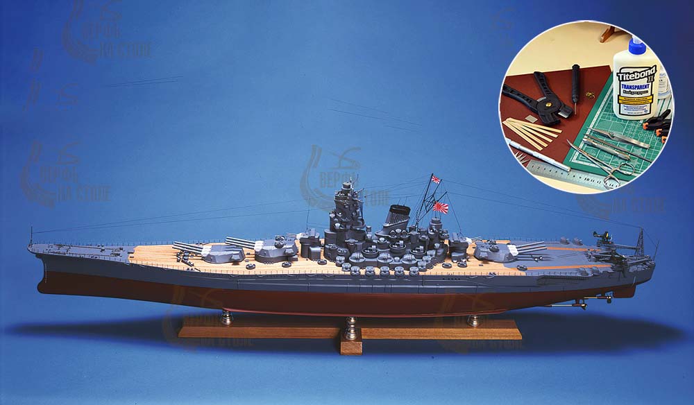 Yamato + (Полный набор инструментов, клея и краски) Yamato + (Полный набор инструментов, клея и краски)
