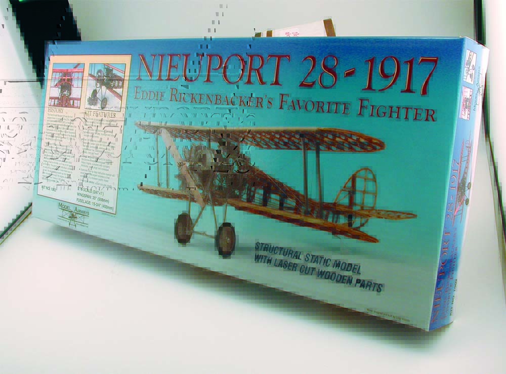Деревянная модель самолета Биплан Nieuport 28 Деревянная модель самолета Биплан Nieuport 28