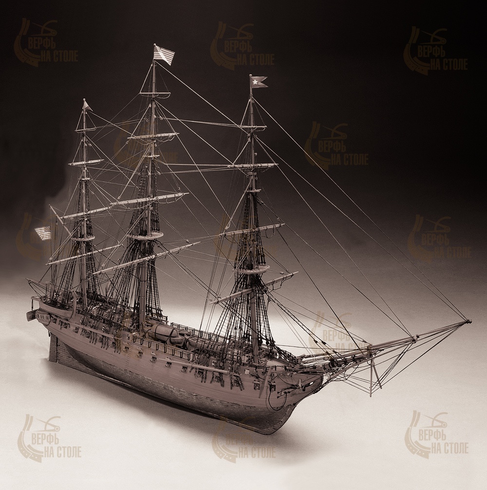 Чертеж корабля USS Constitution Чертеж корабля USS Constitution