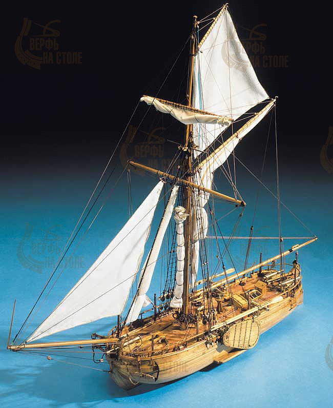 Модель корабля своими руками Dutch Gun Boat N2 Модель корабля своими руками Dutch Gun Boat N2
