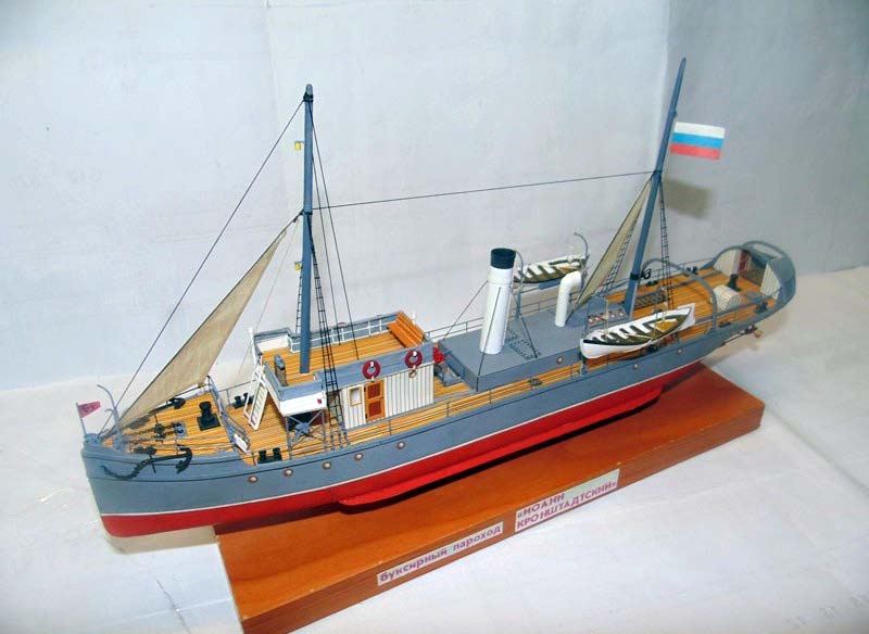 Модель из картона Пароход Иоанн Кранштадский