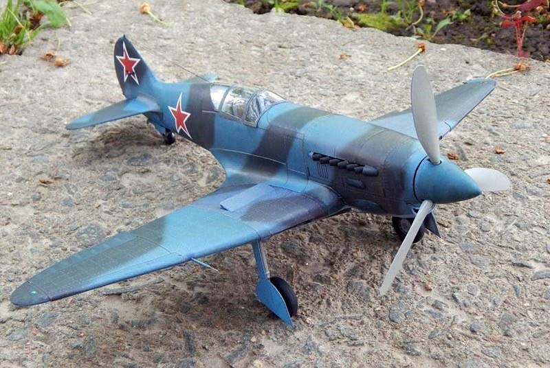 Модель из бумаги Истребитель ИТП-М-2 Поликарпова