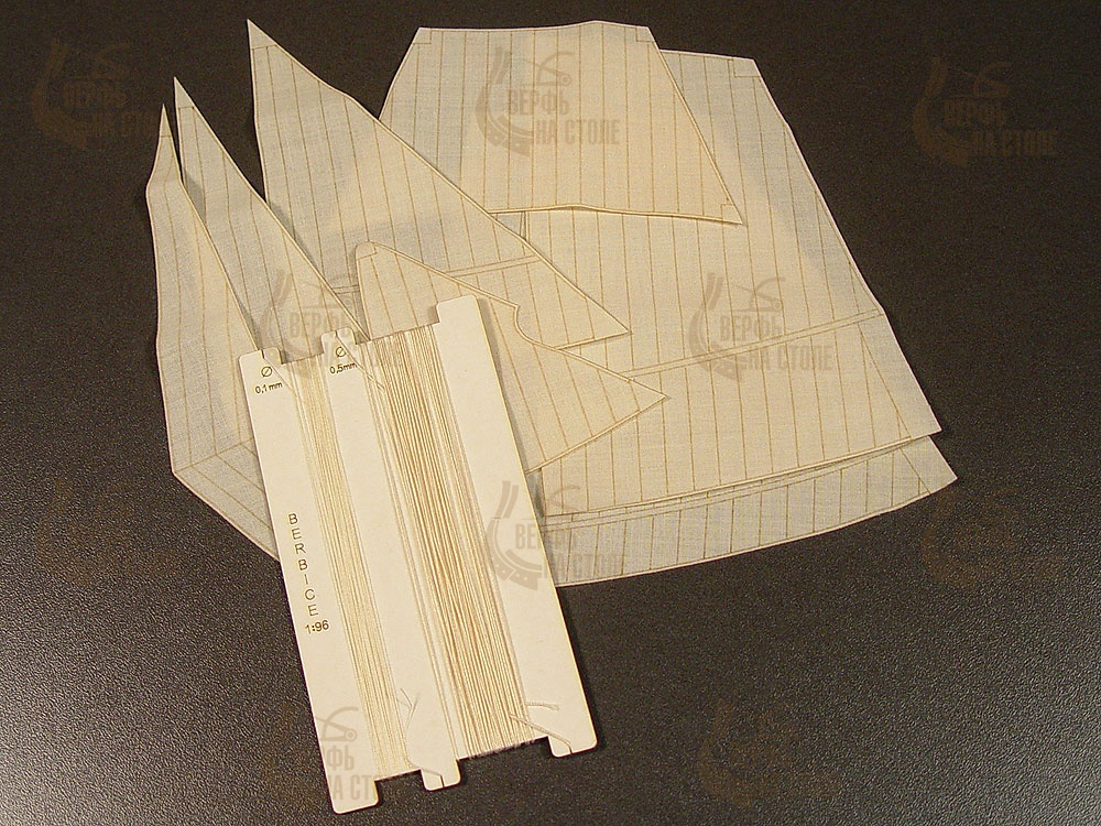Паруса для Baltimore Clipper масштаб 1:96 Паруса для Baltimore Clipper масштаб 1:96