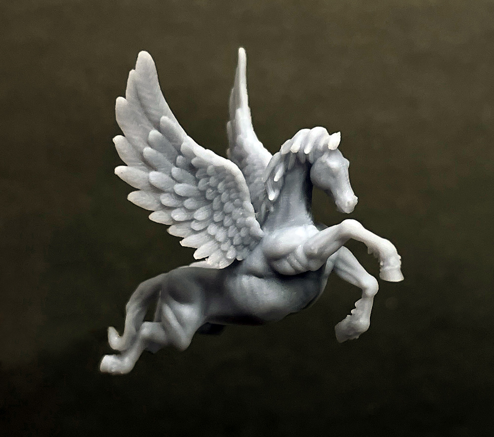 Носовая фигура Пегас №2, пластик, 37 мм, масштаб 1:64 Носовая фигура Пегас №2, пластик, 37 мм, масштаб 1:64
