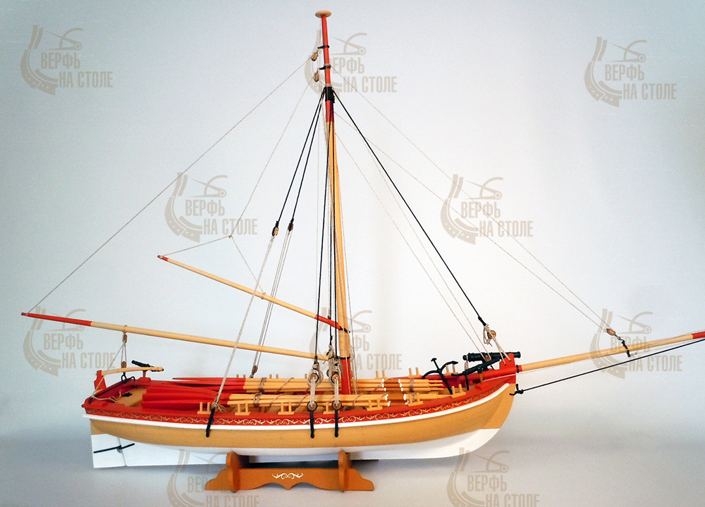 Купить модель корабля Armed Longboat, 1750-1760 Купить модель корабля Armed Longboat, 1750-1760