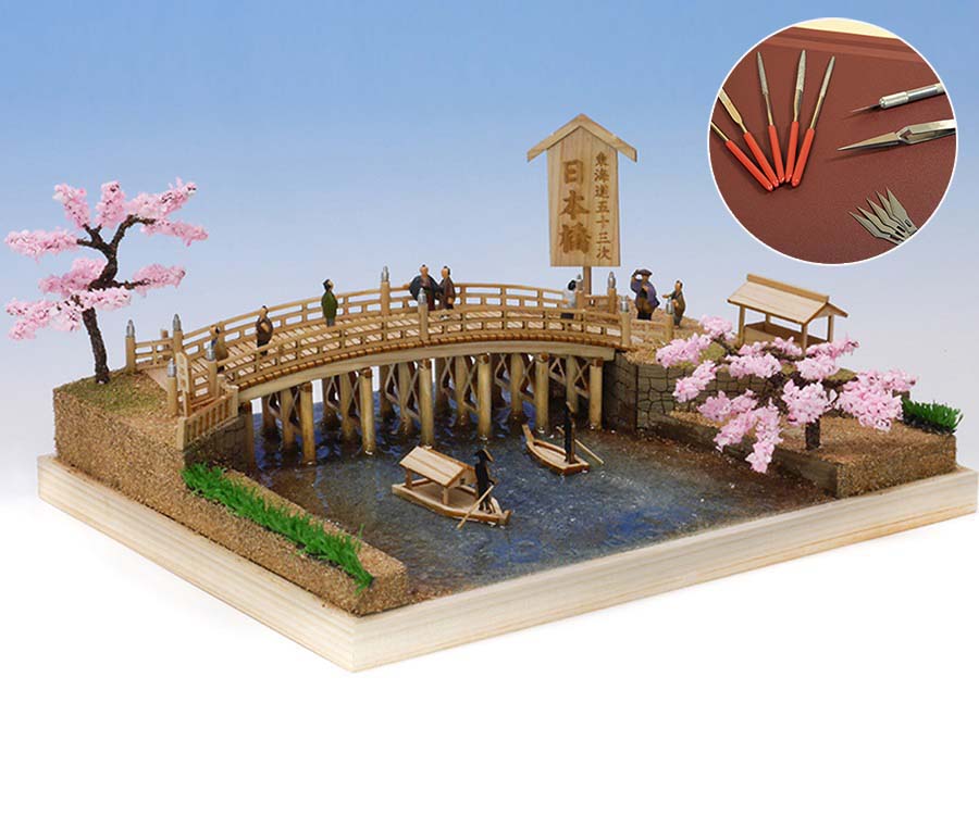 Мост Tokaido Nippon-Bashi + (Стартовый набор инструментов) Мост Tokaido Nippon-Bashi + (Стартовый набор инструментов)