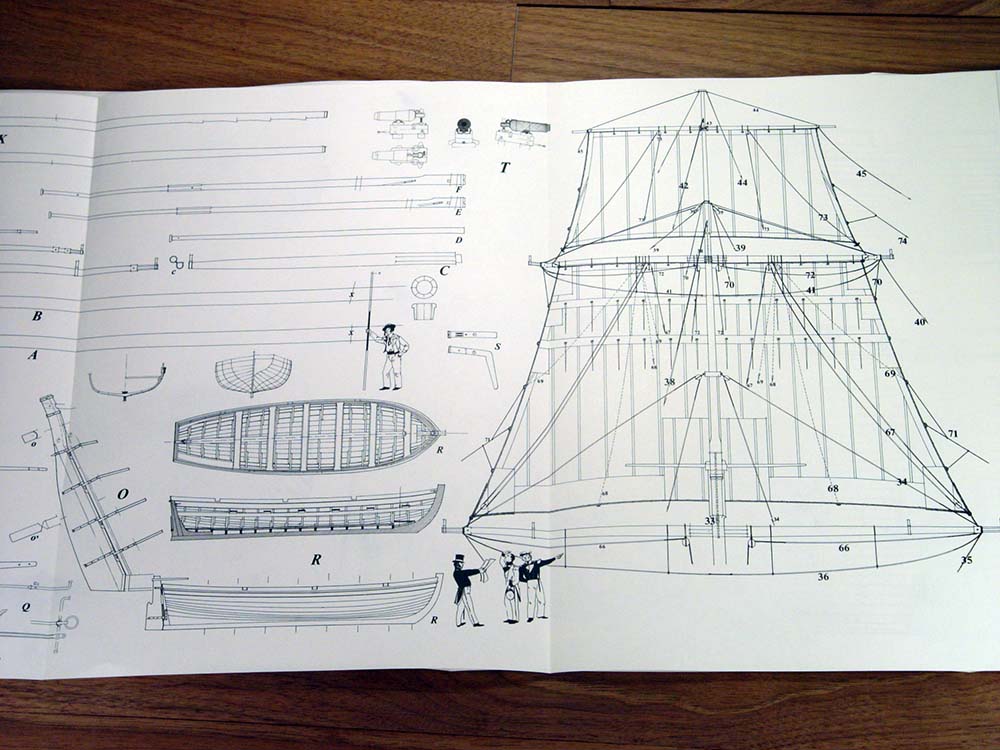 La Jacinthe Schooner, 1825 + чертежи La Jacinthe Schooner, 1825 + чертежи